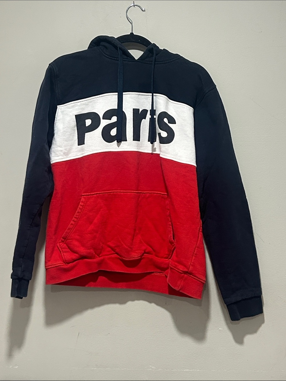 Men’s Colorblock 'Paris' Pullover Hoodie